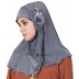 Jersey Instant Hijab - Grey